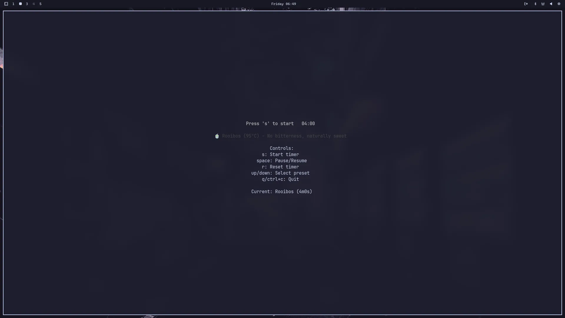 Go-Brew Application Interface